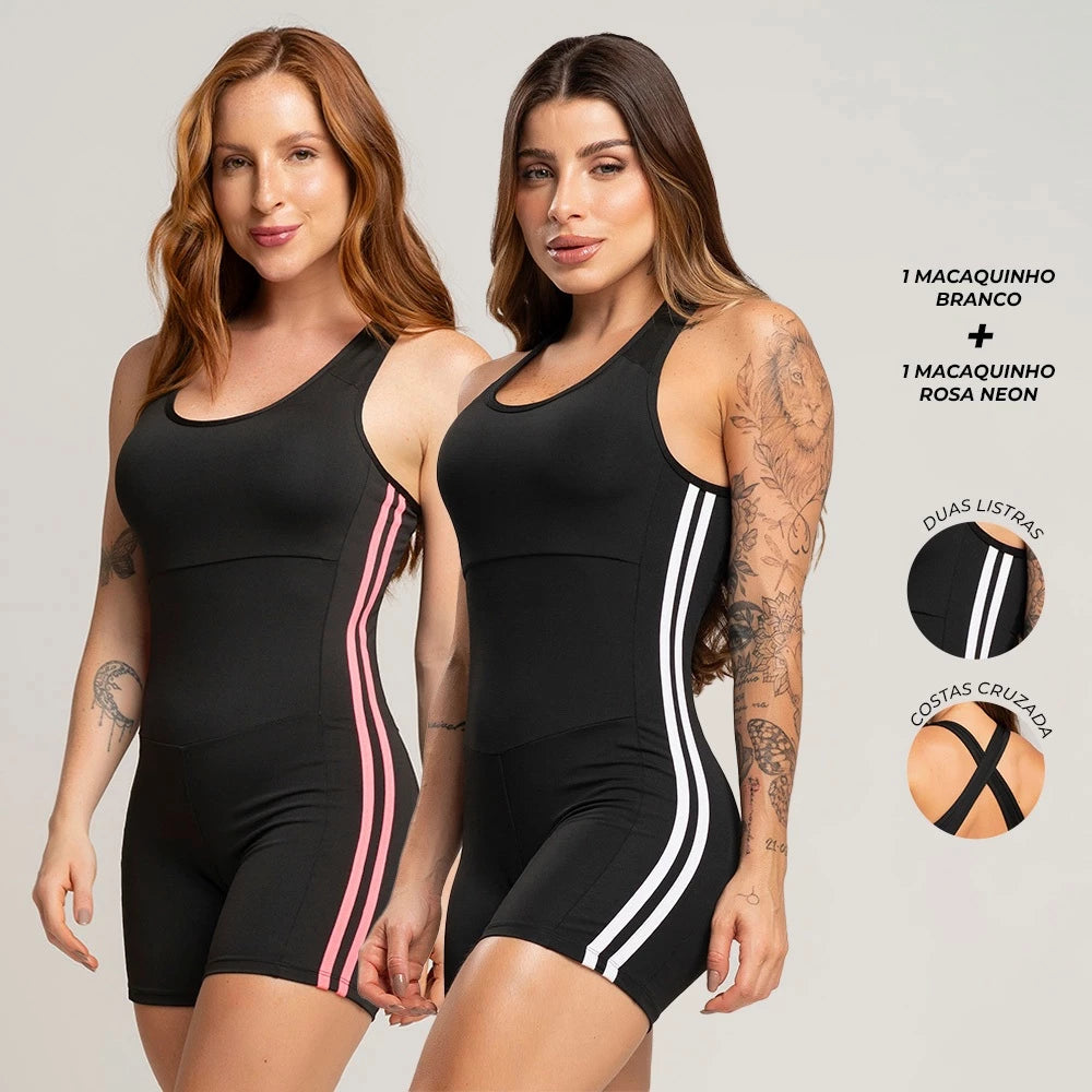 Macaquinho Fitness de Alta Compressão (Compre 1 e Leve 2)