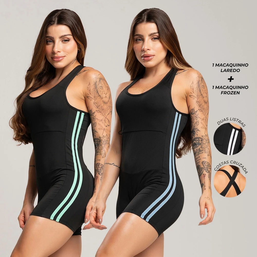 Macaquinho Fitness de Alta Compressão (Compre 1 e Leve 2)