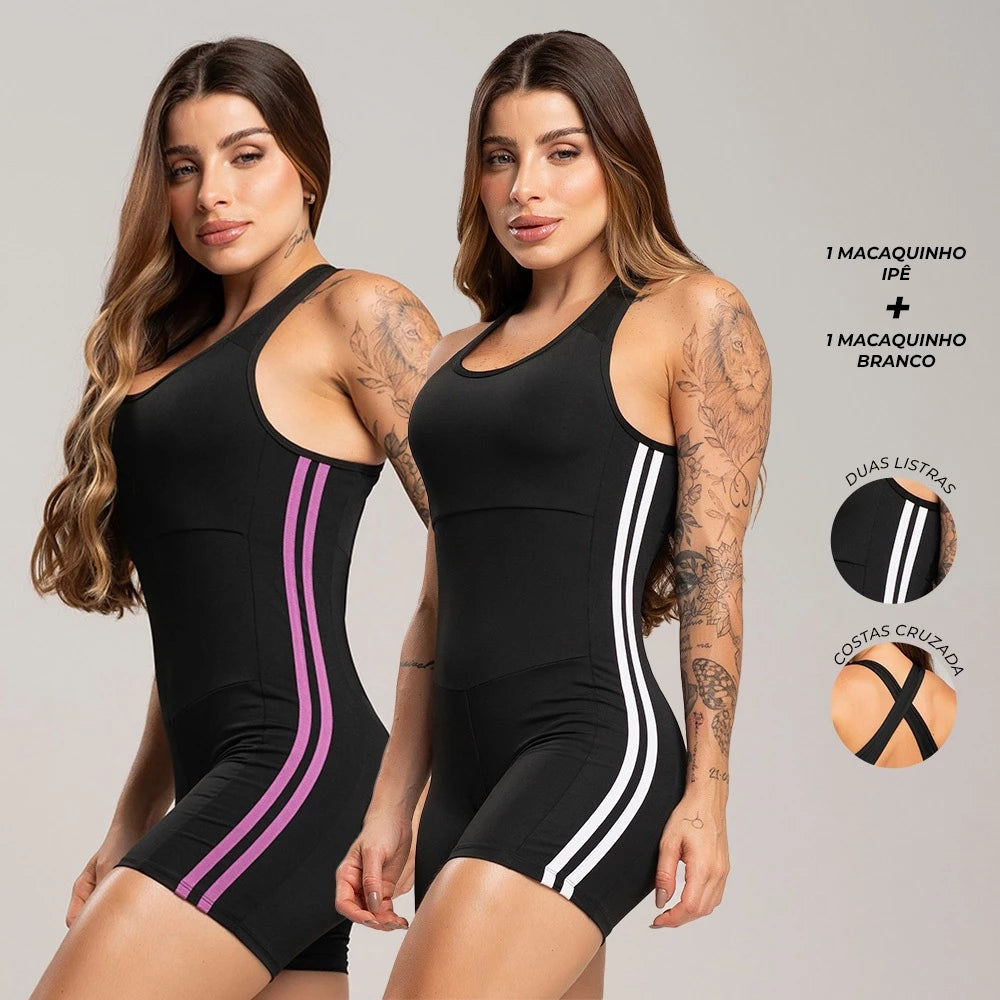 Macaquinho Fitness de Alta Compressão (Compre 1 e Leve 2)