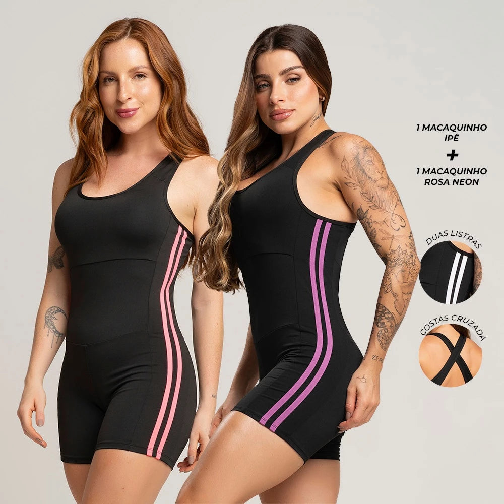 Macaquinho Fitness de Alta Compressão (Compre 1 e Leve 2)