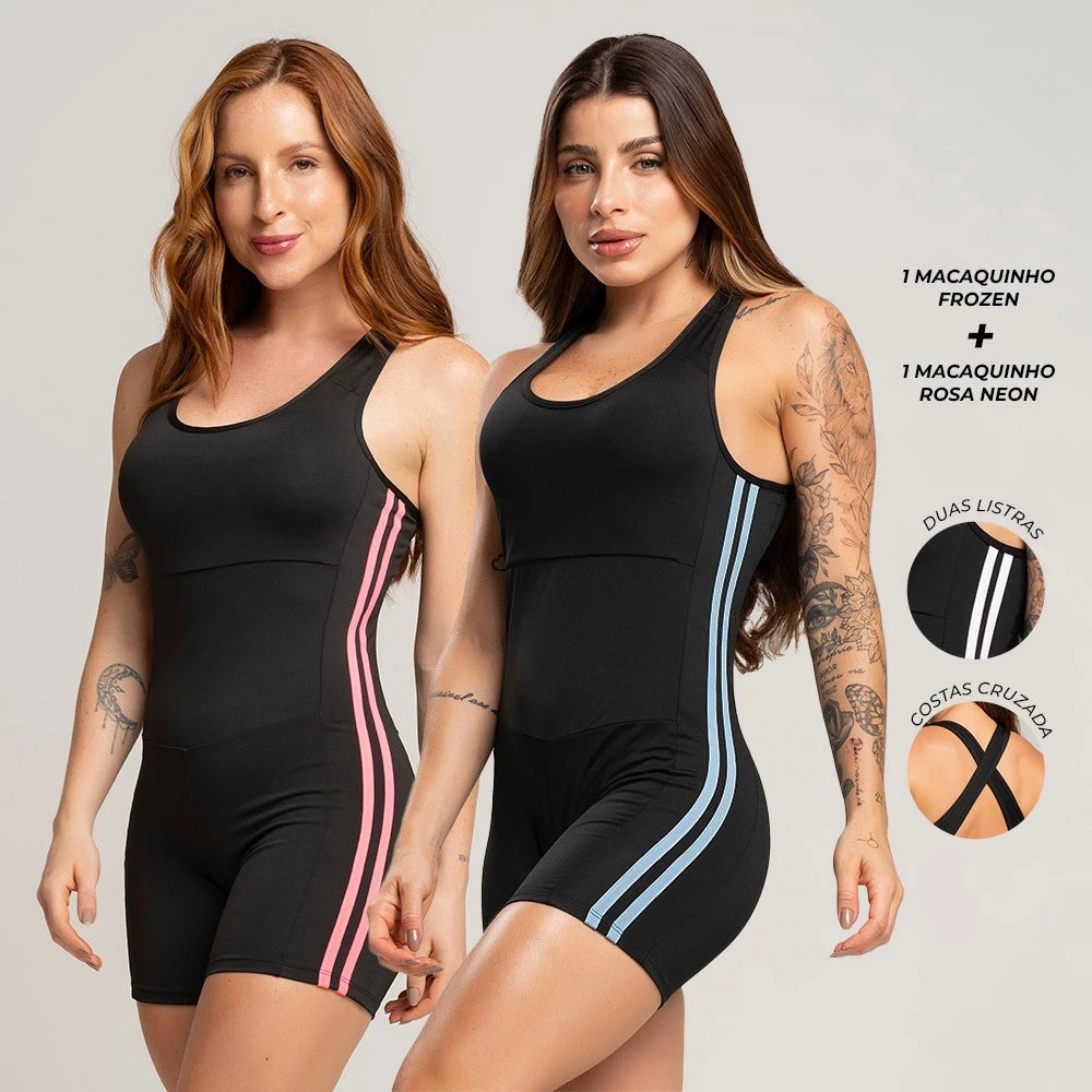 Macaquinho Fitness de Alta Compressão (Compre 1 e Leve 2)