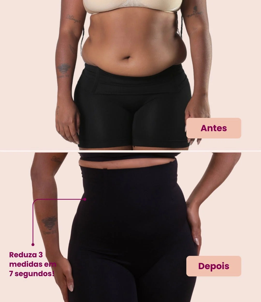 2 Up Shapers - Bermudas Modeladoras que Não Enrolam - Combo Promocional