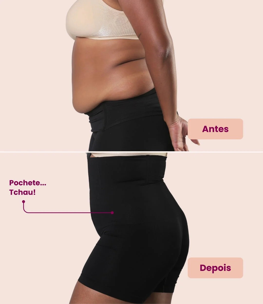 2 Up Shapers - Bermudas Modeladoras que Não Enrolam - Combo Promocional
