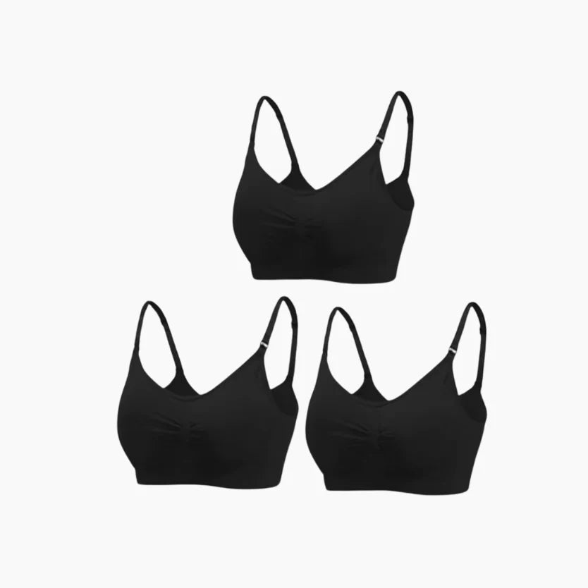 Kit com 3 Sutiãs de Amamentação
